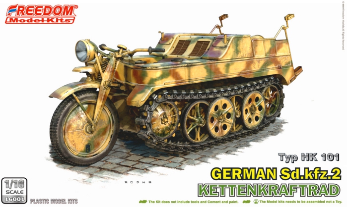 German Sd.Kfz. 2 - Kettenkraftrad Typ HK 101 German Sd.Kfz. 2 - Kettenkraftrad Typ HK 101