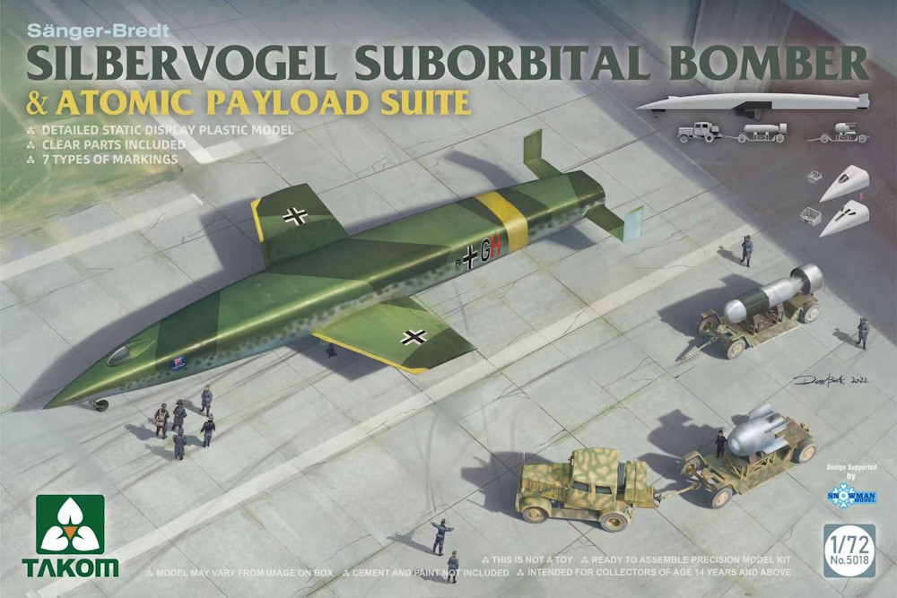 Sänger-Bredt Silbervogel Suborbital Bomber & Atomic Payload Suite