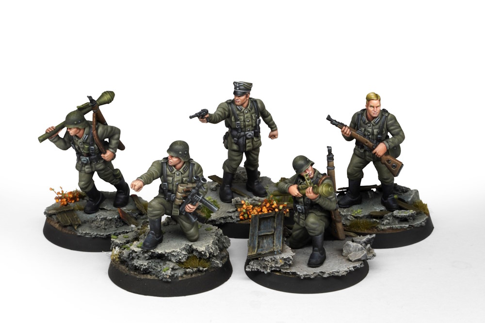 Fortunate Sons · Panzergrenadier Division · 10 Miniatures 30mm Scale
