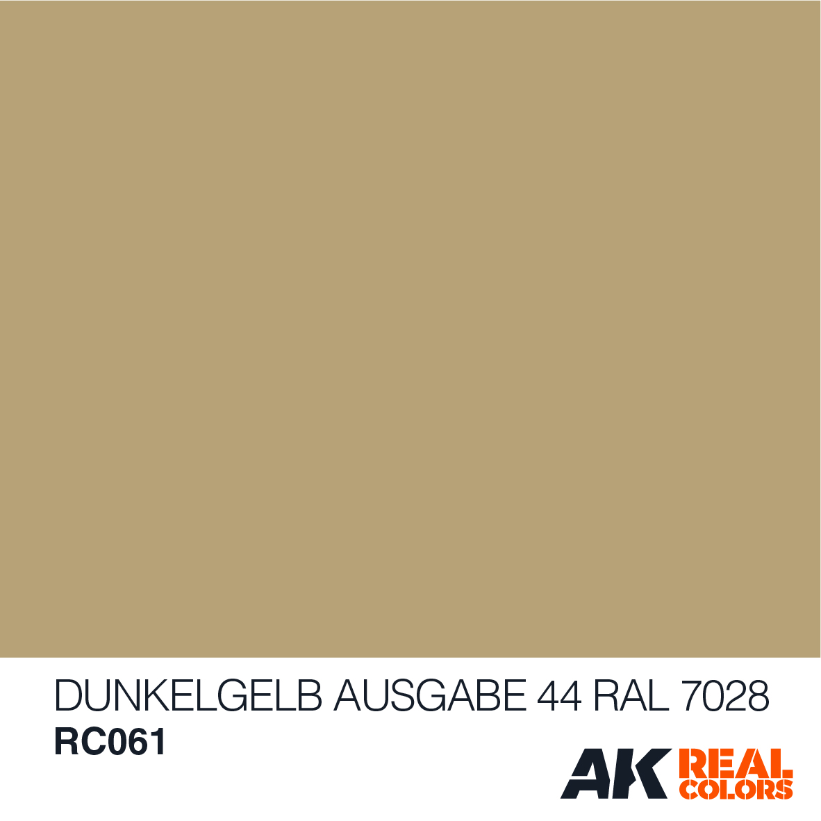 Dunkelgelb Ausgabe 44 – Dark Yellow RAL 7028 Ver. ’44