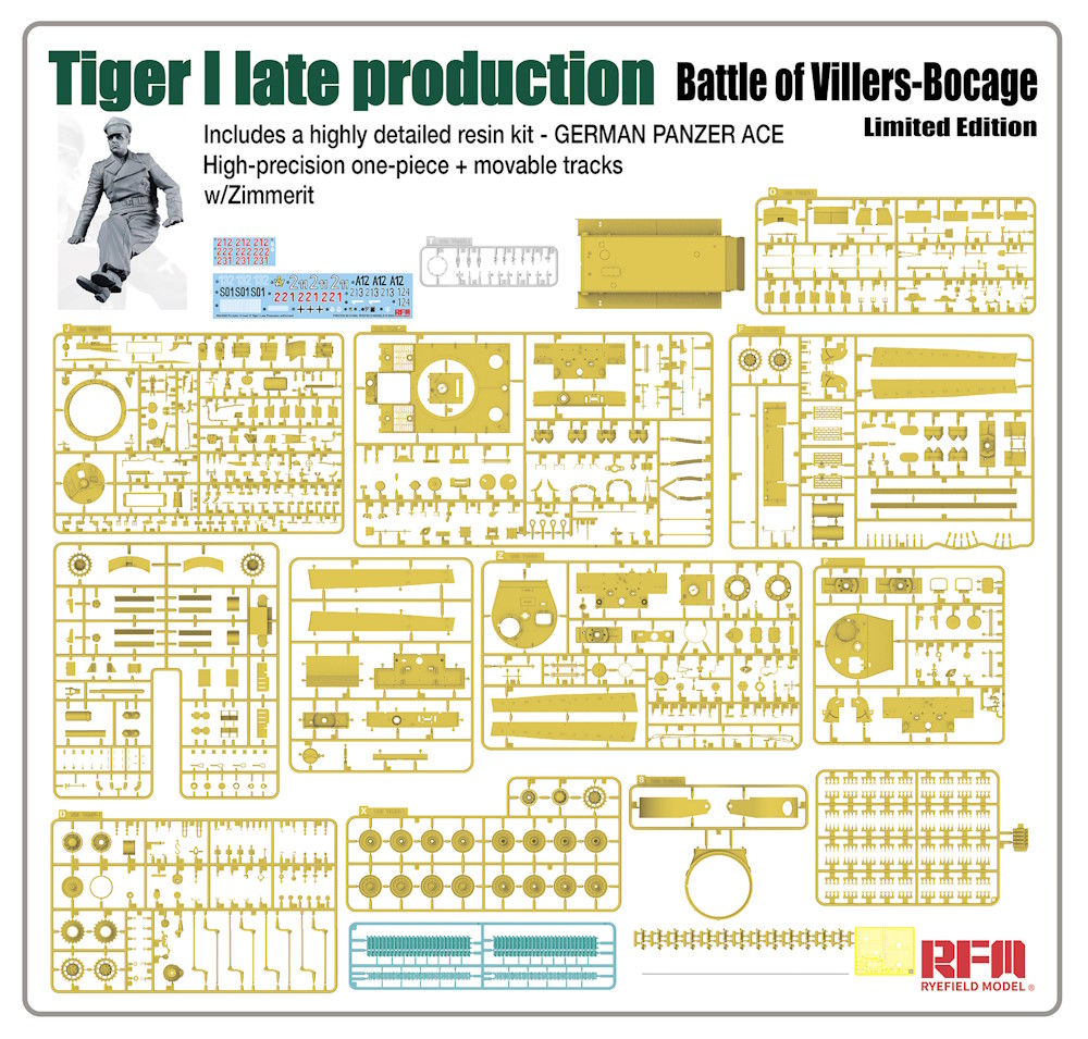 Tiger I Late Production - Battle of Villers-Bocage - Limited Edition