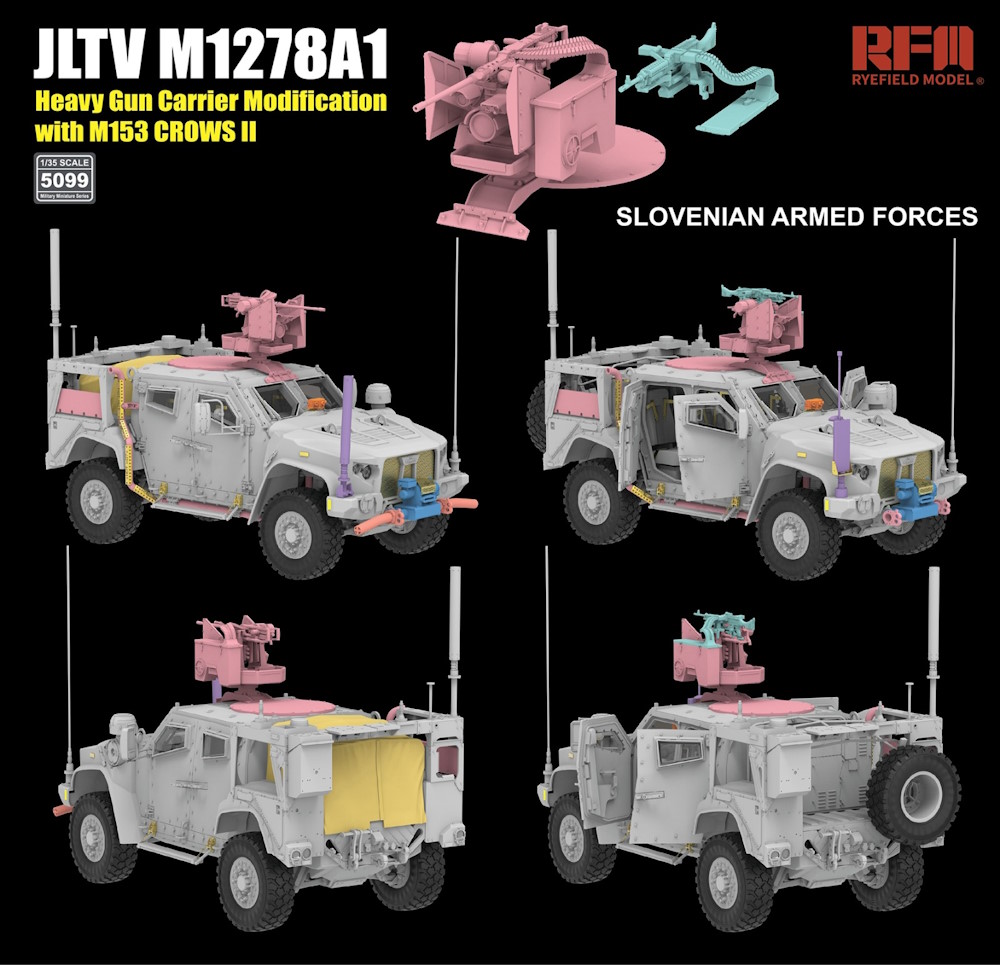 JLTV M1278A1 Heavy Gun CarrierModification with M153 CROWS II