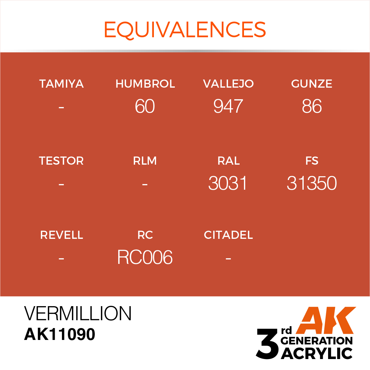 Vermillion - Standard