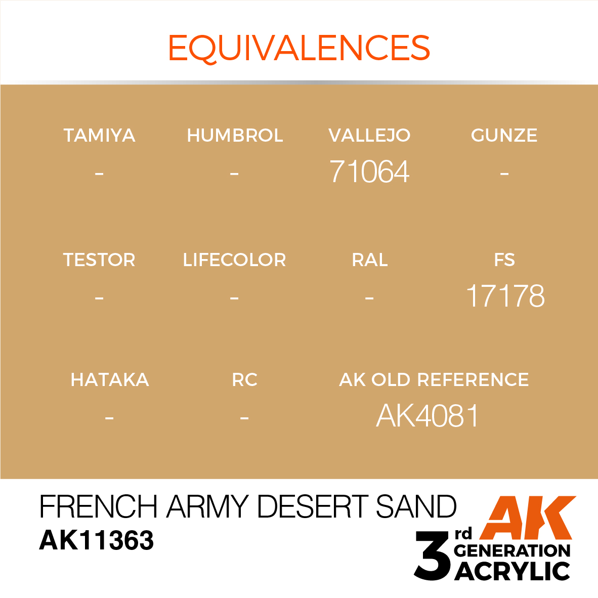 French Army Desert Sand – AFV