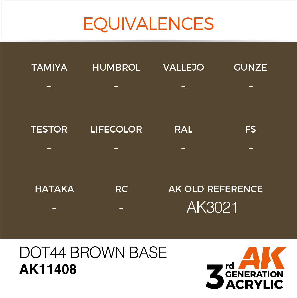 DOT44 Brown Base – Figures
