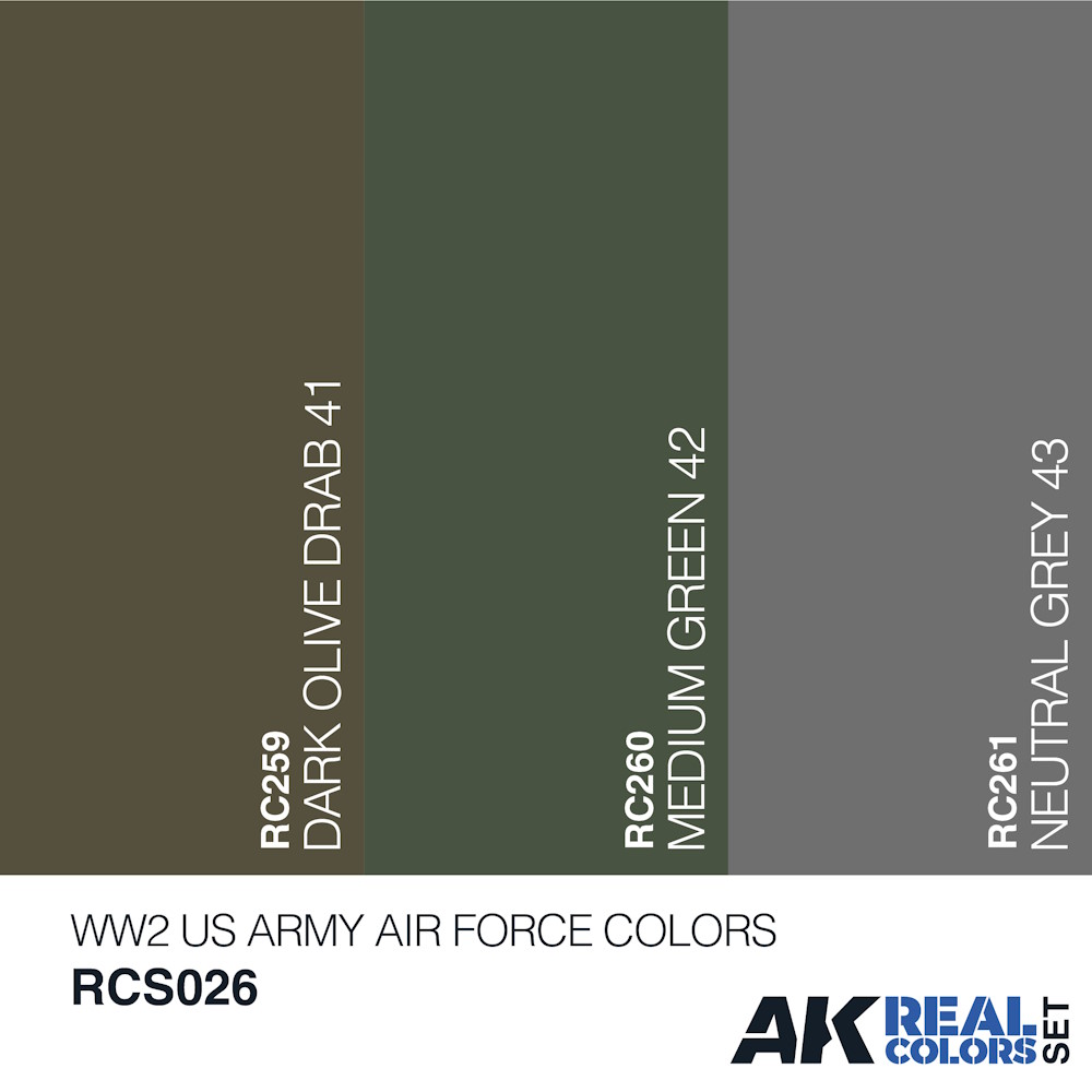 WW2 US Army Air force Colors