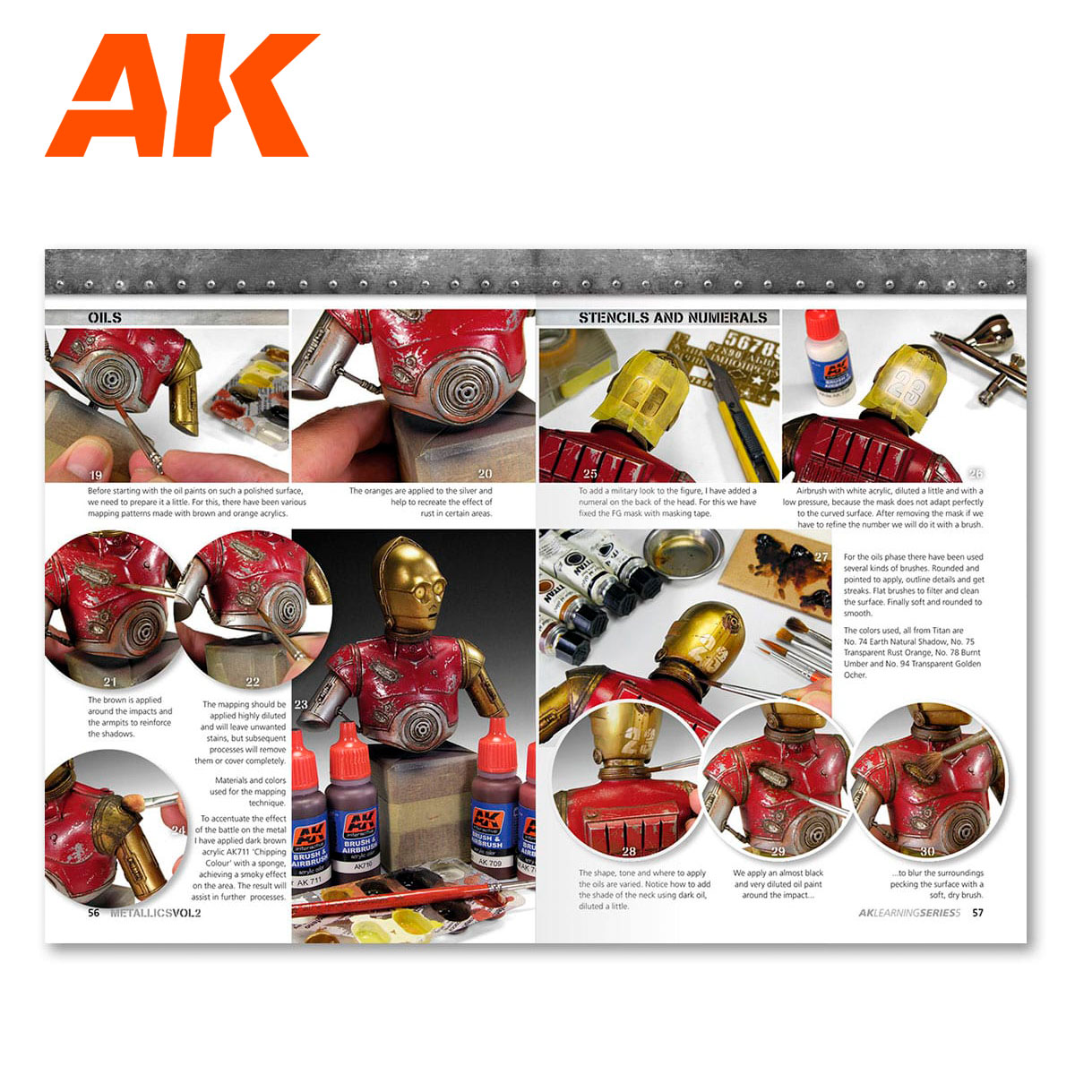 AK Learning Series: 05 - Metallics Vol.2 - Figures - Historical & Fantasy