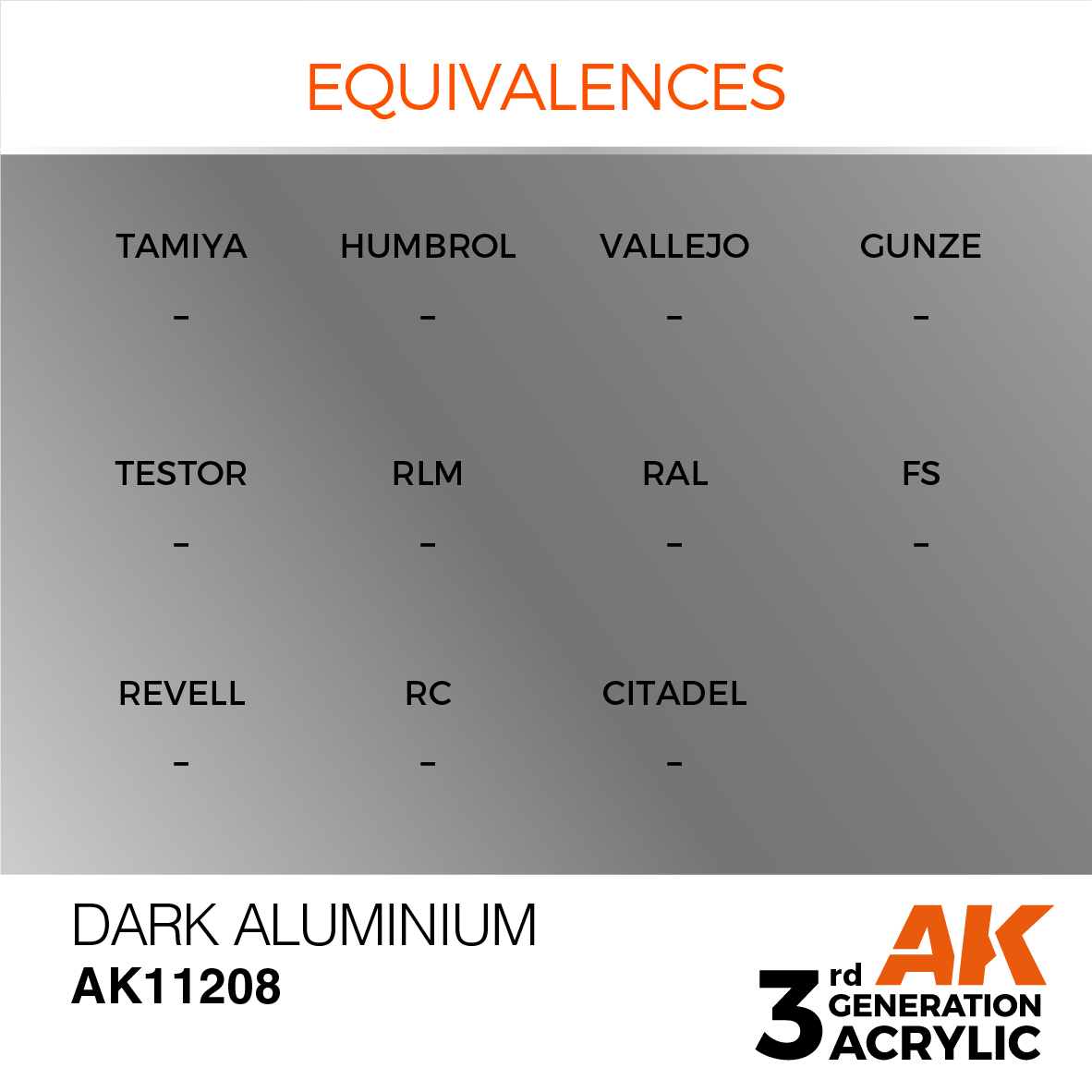 Dark Aluminium – Metallic