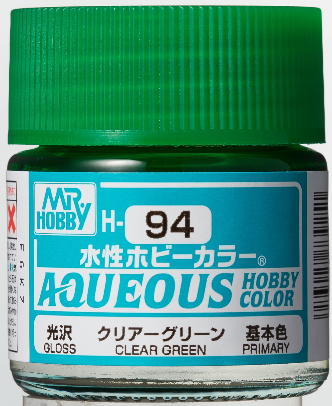 Mr. Aqueous Hobby Color - Clear Green - H94 - Grün Transparent