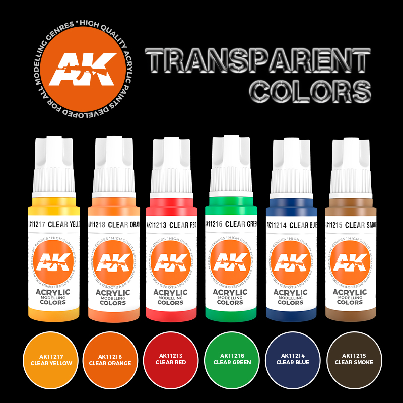 TRANSPARENT COLORS SET