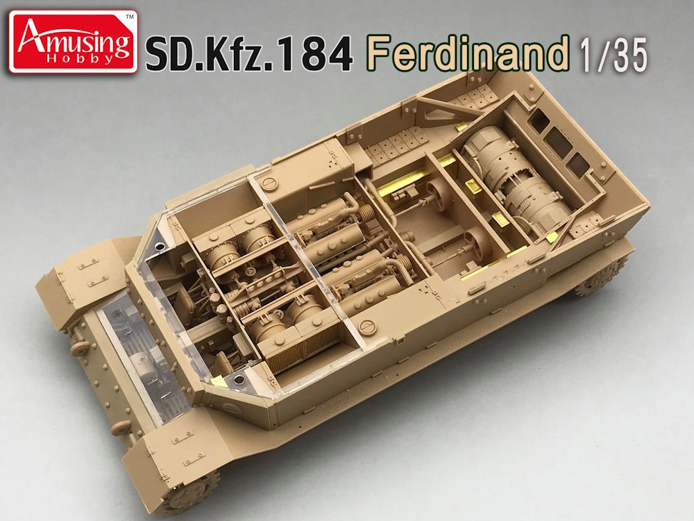 Ferdinand - Jagdpanzer Sd.kfz 184 (Full Interior) & 16t Strabokran