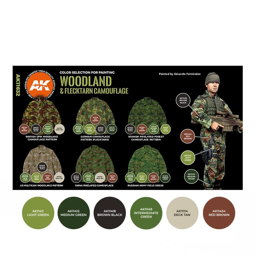 Woodland & Flecktarn Camouflage