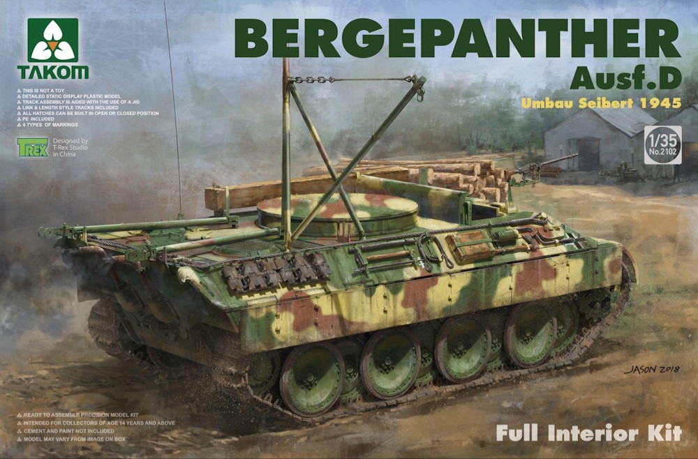 Bergepanther Ausf.D - Umbau Seibert 1945 - Full Interior Kit