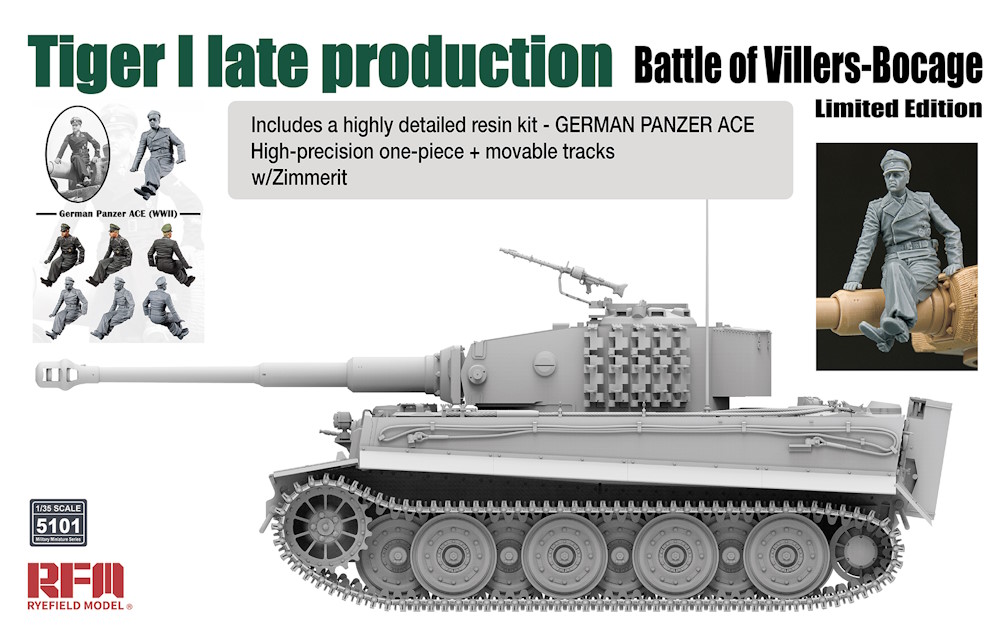 Tiger I Late Production - Battle of Villers-Bocage - Limited Edition