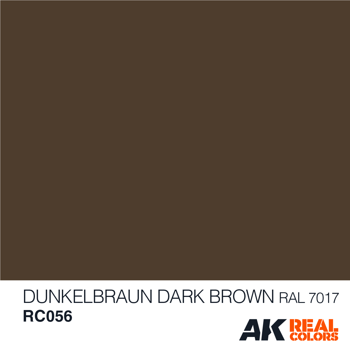 Dunkelbraun – Dark Brown RAL 7017