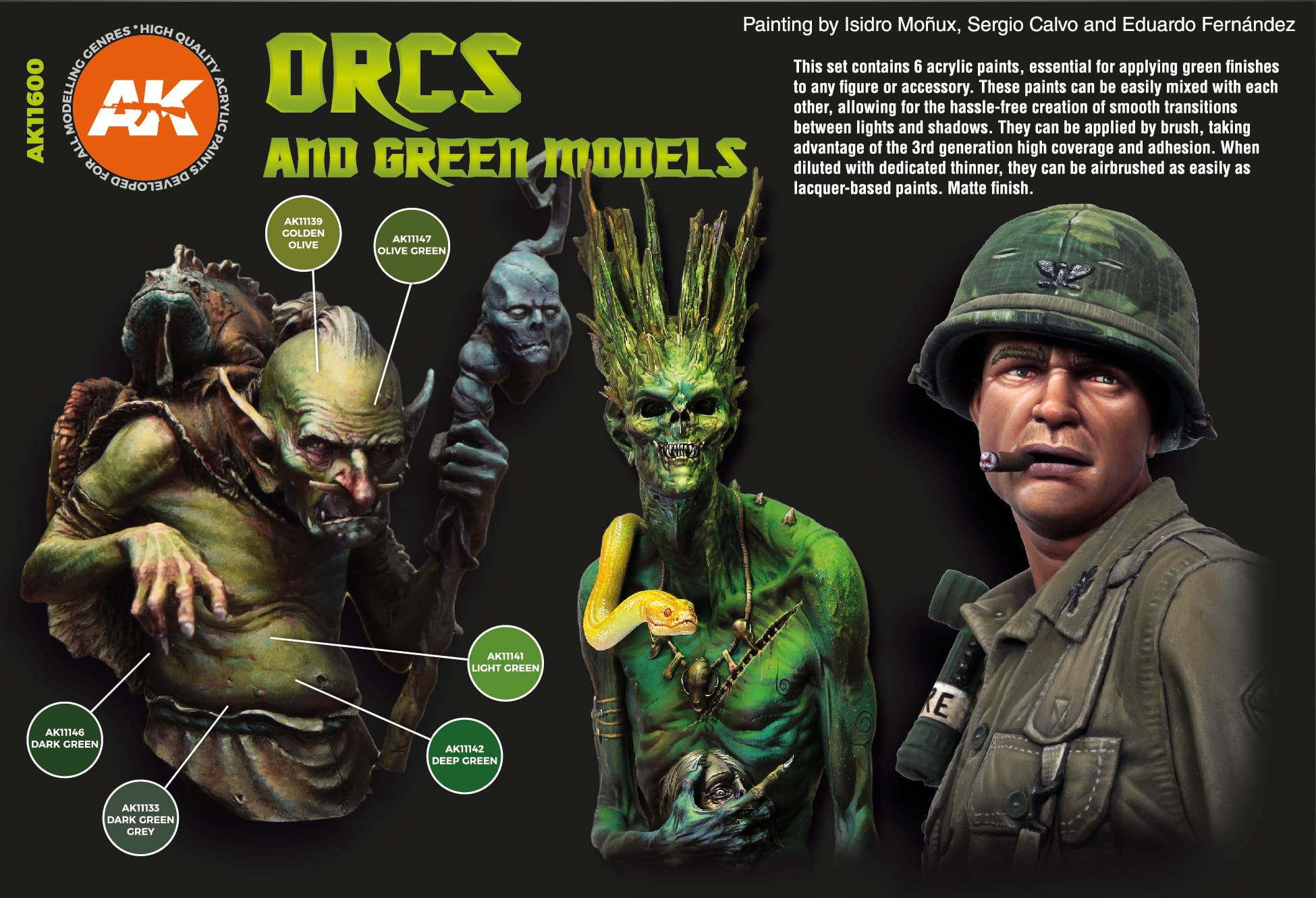 ORCS AND GREEN MODELS SET