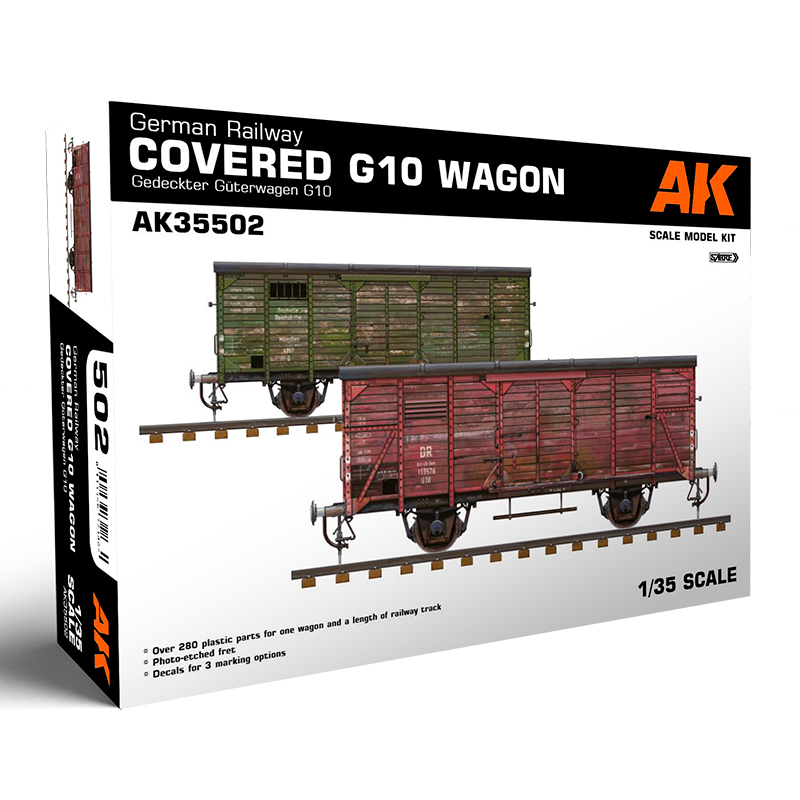 German Railway Covered G10 Wagon - Gedeckter Güterwagen G10