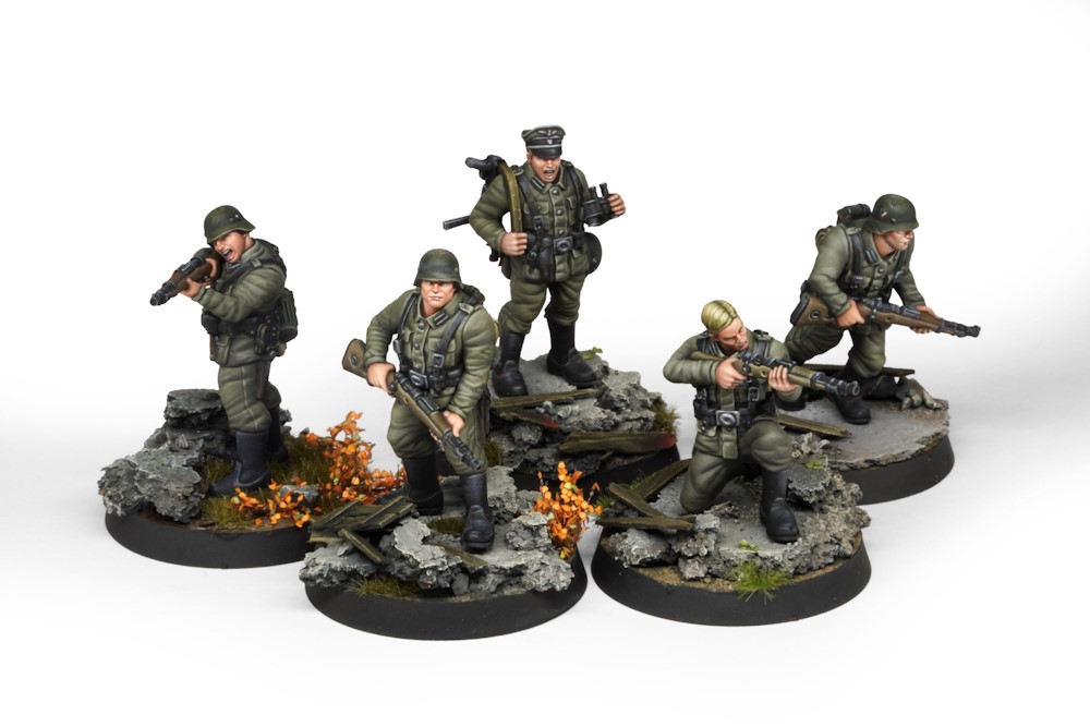 Fortunate Sons · Panzergrenadier Division · 10 Miniatures 30mm Scale