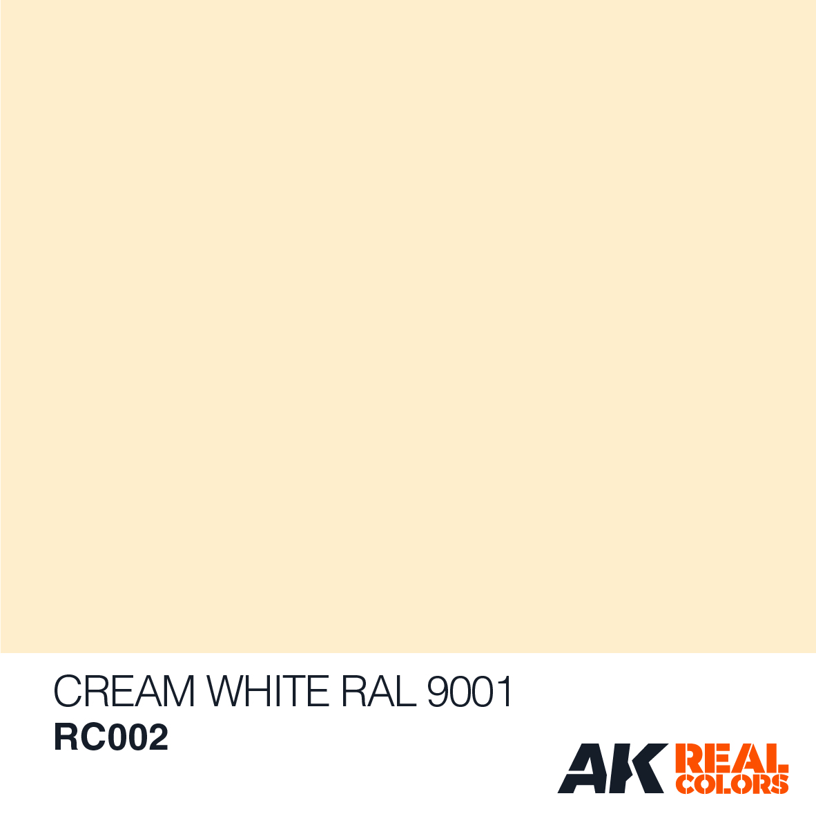 Cream White, RAL 9001