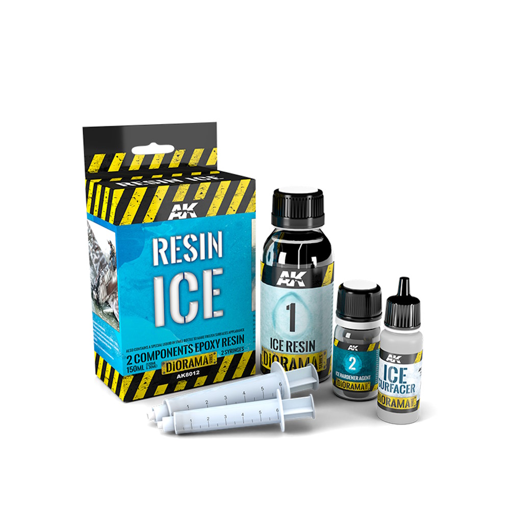 Resin Eis (2 Komponenten Epoxidharz) - Resin Ice (2 Components Epoxy Resin) - 150ml
