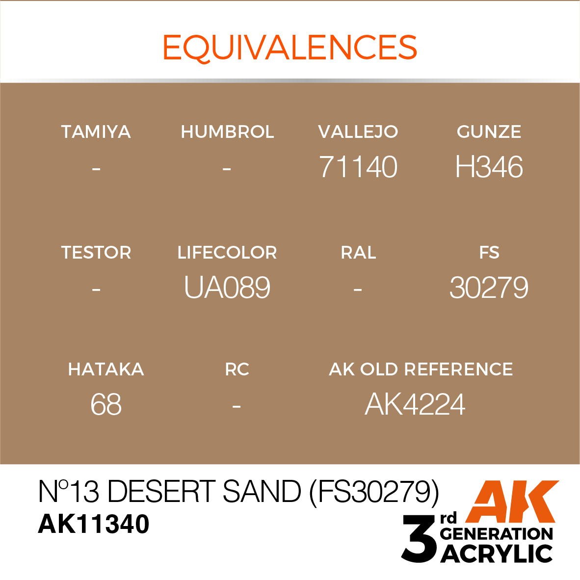 Nº13 Desert Sand (FS30279) – AFV