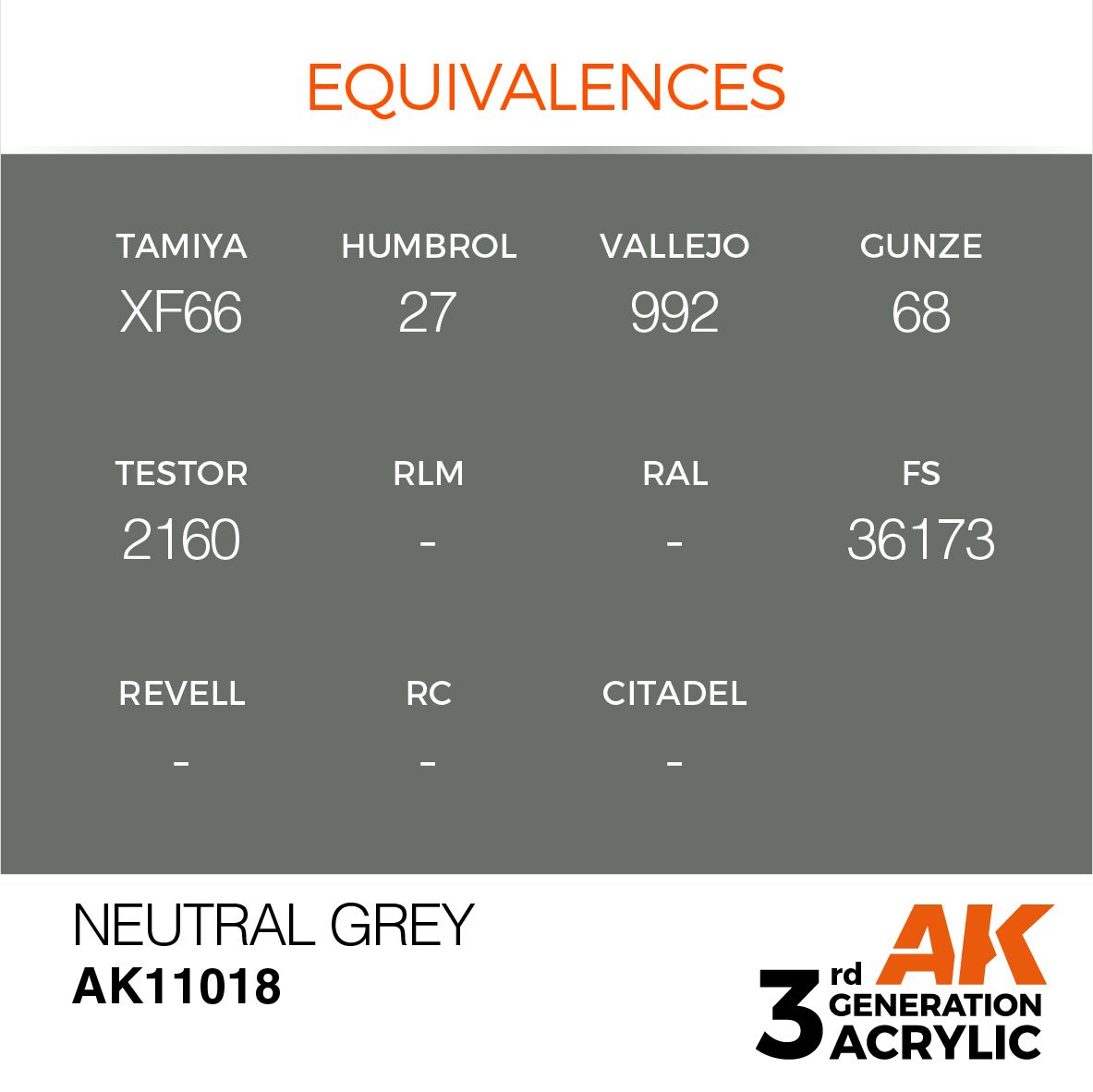 Neutral Grey - Standard