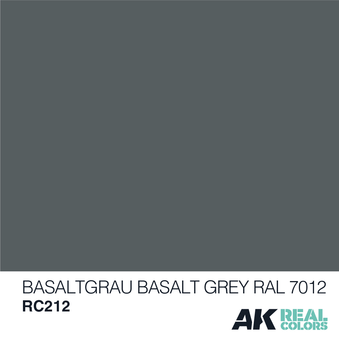 Basaltgrau-Basalt Grey RAL 7012