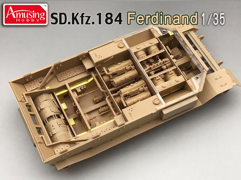 Ferdinand - Jagdpanzer Sd.kfz 184 (Full Interior) & 16t Strabokran