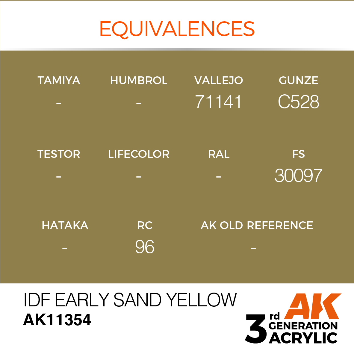 IDF Early Sand Yellow – AFV