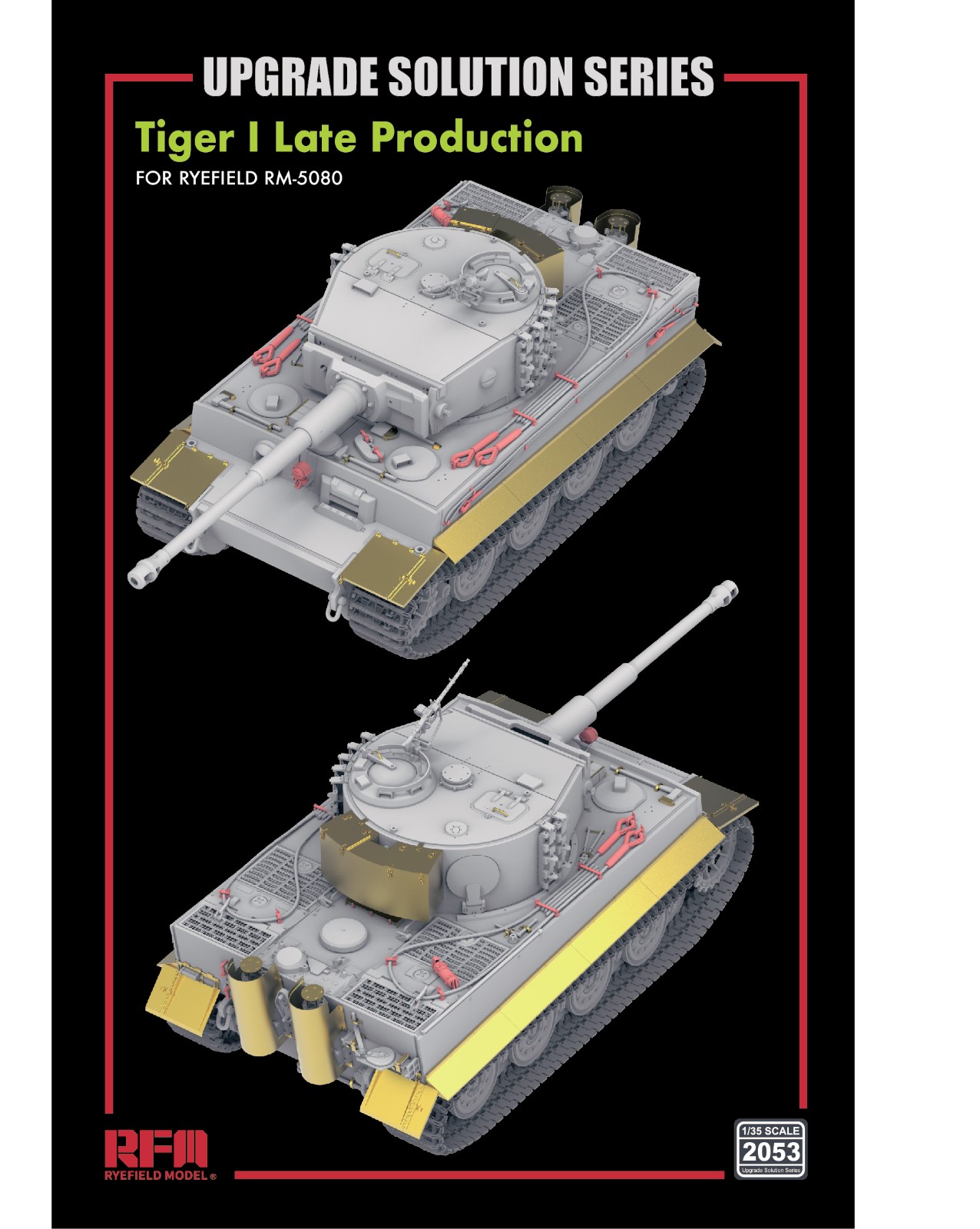 Tiger I Late Production UPGRADE SOLUTION SERIES - RM-2053