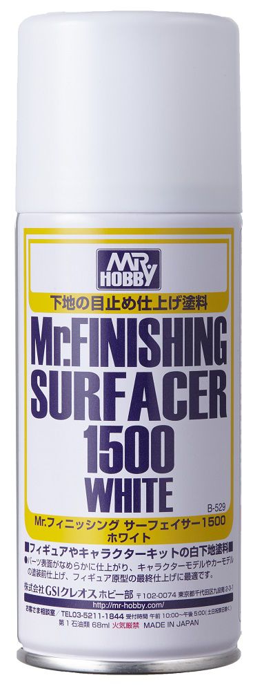 Mr.Color Mr. Finishing Surfacer White 1500 Spray - B-529