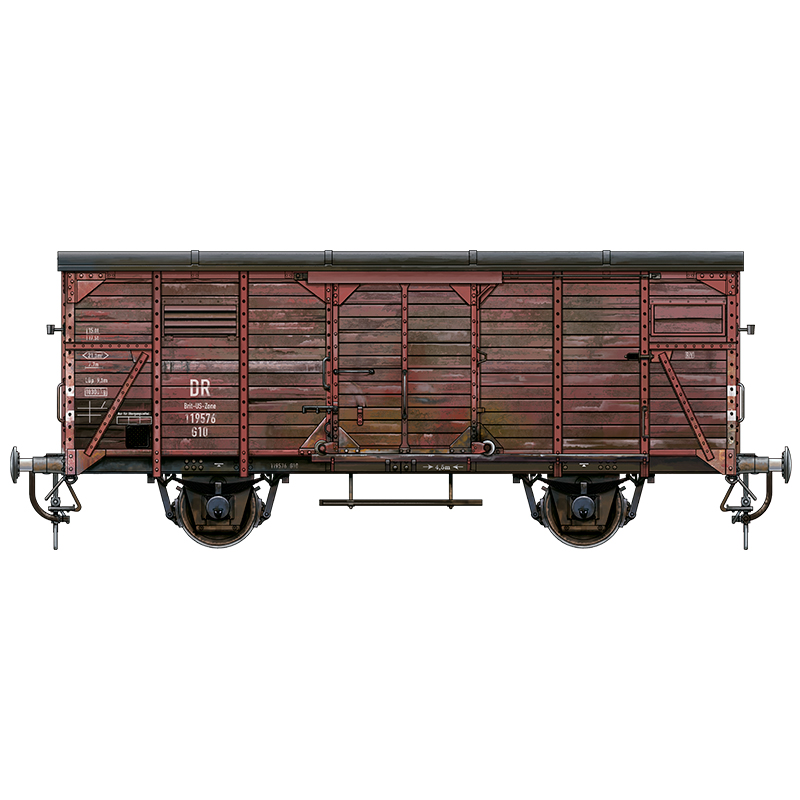 German Railway Covered G10 Wagon - Gedeckter Güterwagen G10