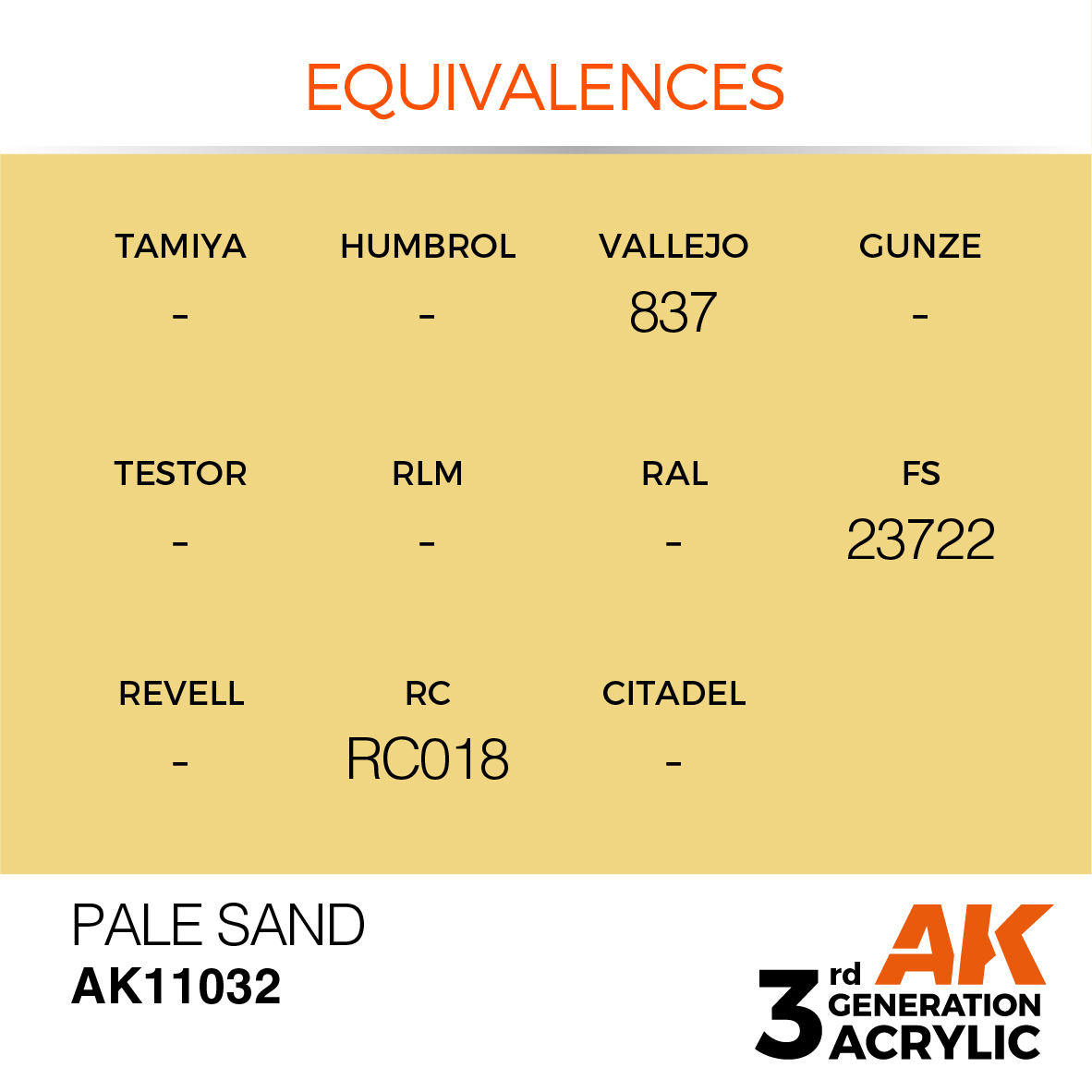 Pale Sand - Standard