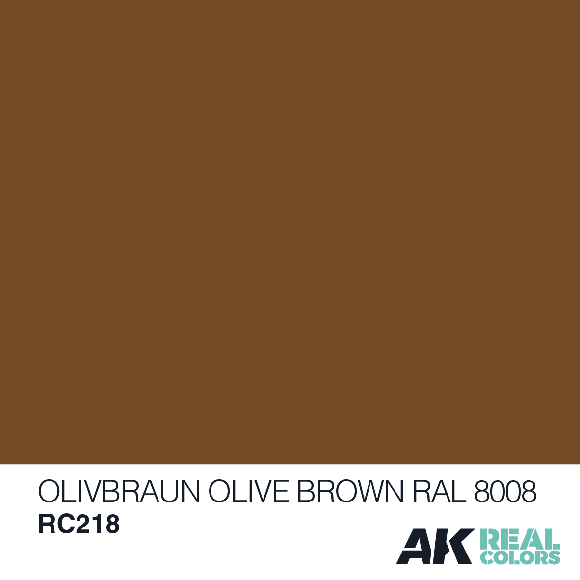 Olive Braun - Olive Brown RAL 8008