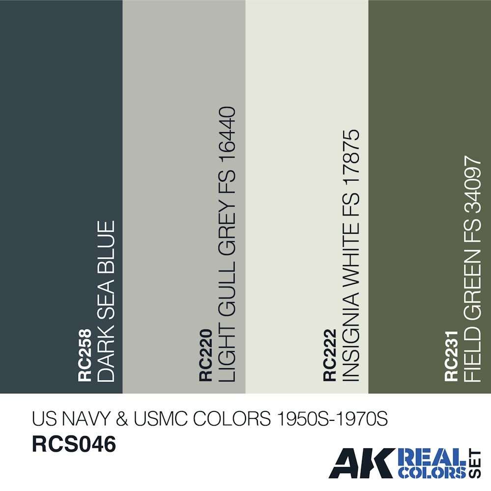 US Navy & USMC Colors 1950s - 1970s