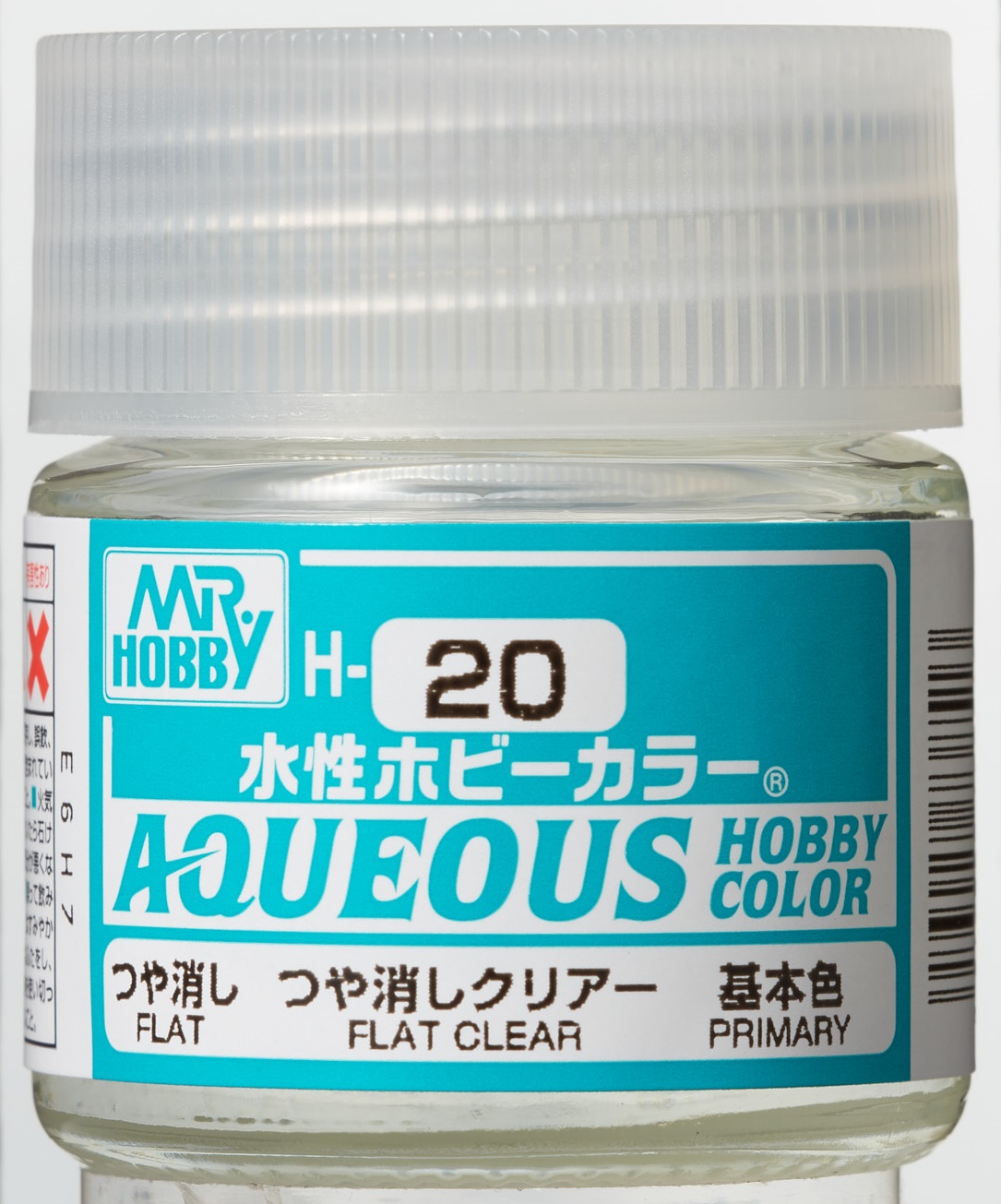 Mr. Aqueous Hobby Color - Flat Clear - H20 - Mattes Klarlack 