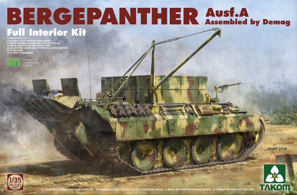 Bergepanther Ausf.A - Assembled by Demag - Full Interior Kit