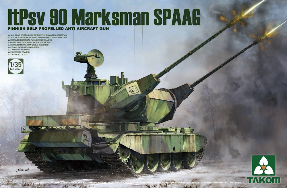 ItPsv 90 Marksman SPAAG - Finnish Self Propelled Anti Aircraft Gun
