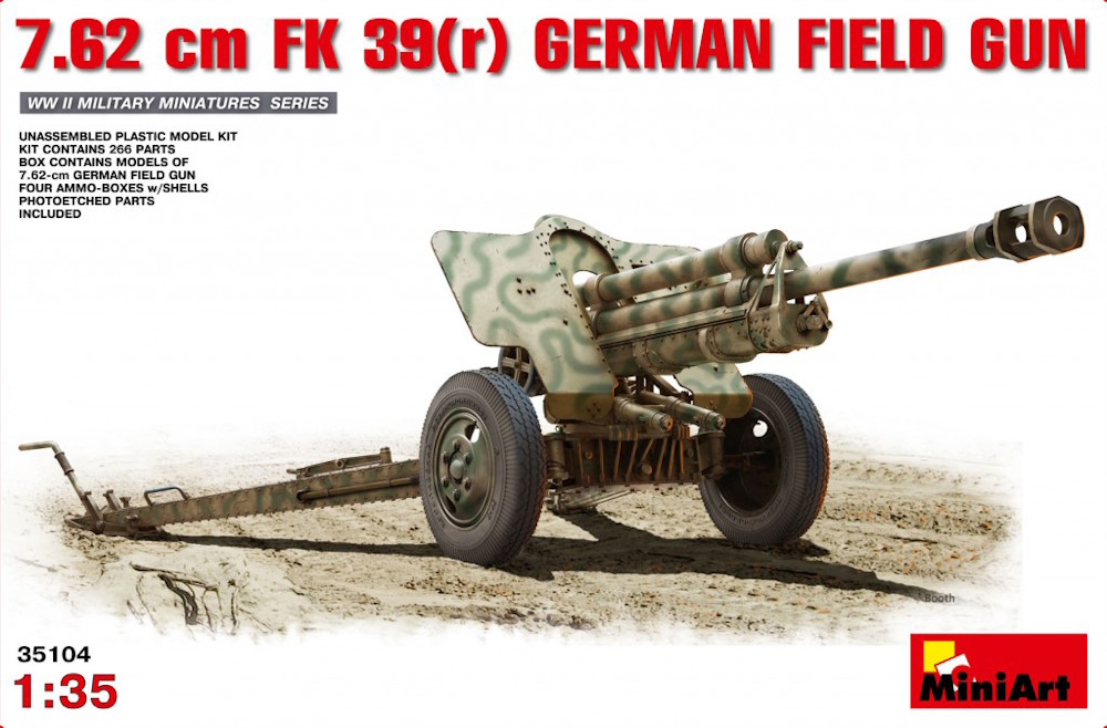 7.62cm FK 39(r) German Field Gun - MiniArt 35104 7.62cm FK 39(r) German Field Gun - MiniArt 35104