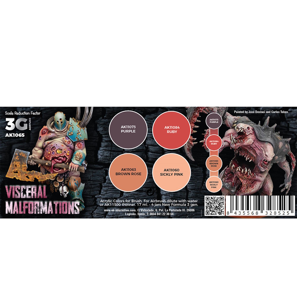 Visceral Malformations - Wargame Color Set