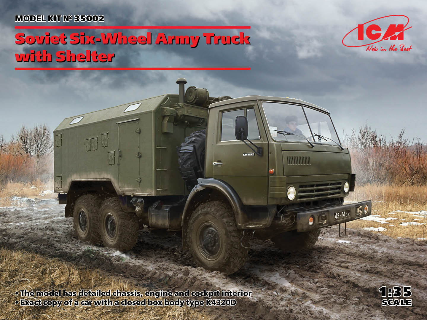 Soviet Six-Wheel Army Truck with Shelter