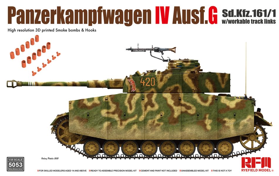 Panzerkampfwagen IV Ausf. G - Sd.Kfz.161/1 w/Workable Track Links