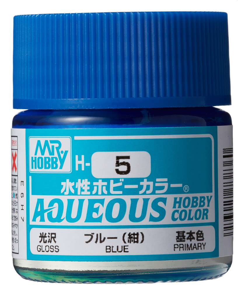 Mr. Aqueous Hobby Color - Blue - H5 - Blau