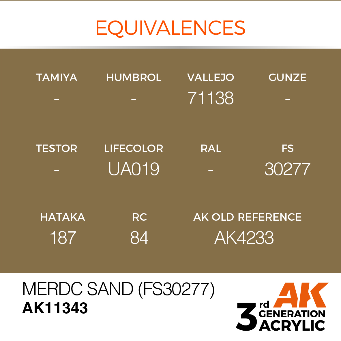 Merdc Sand (FS30277) – AFV