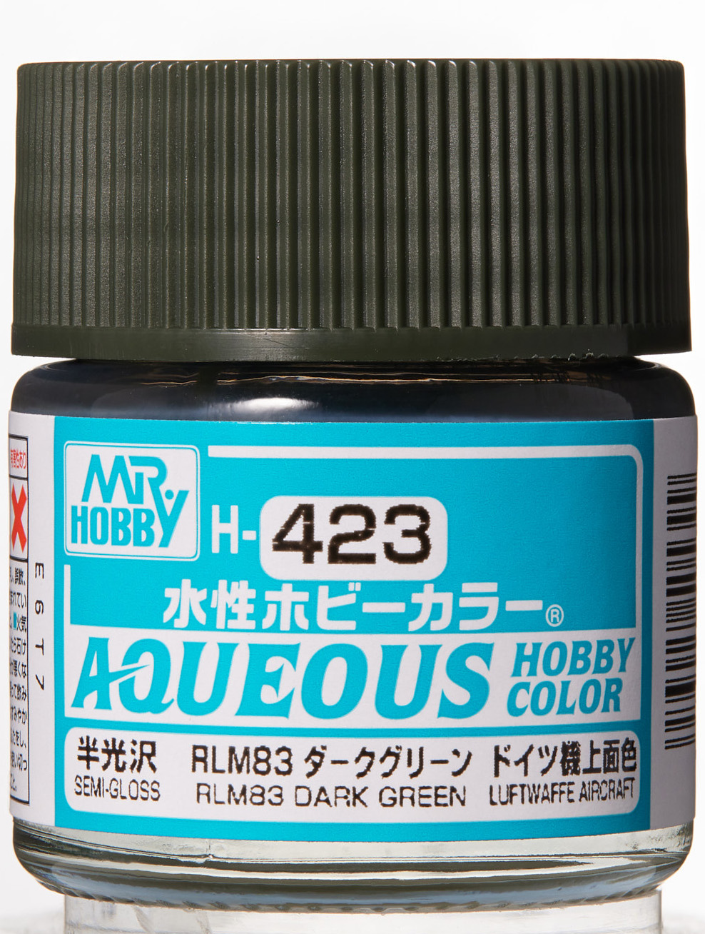 Mr. Aqueous Hobby Color - Chrome Green - H464 Chromoxyd Grün