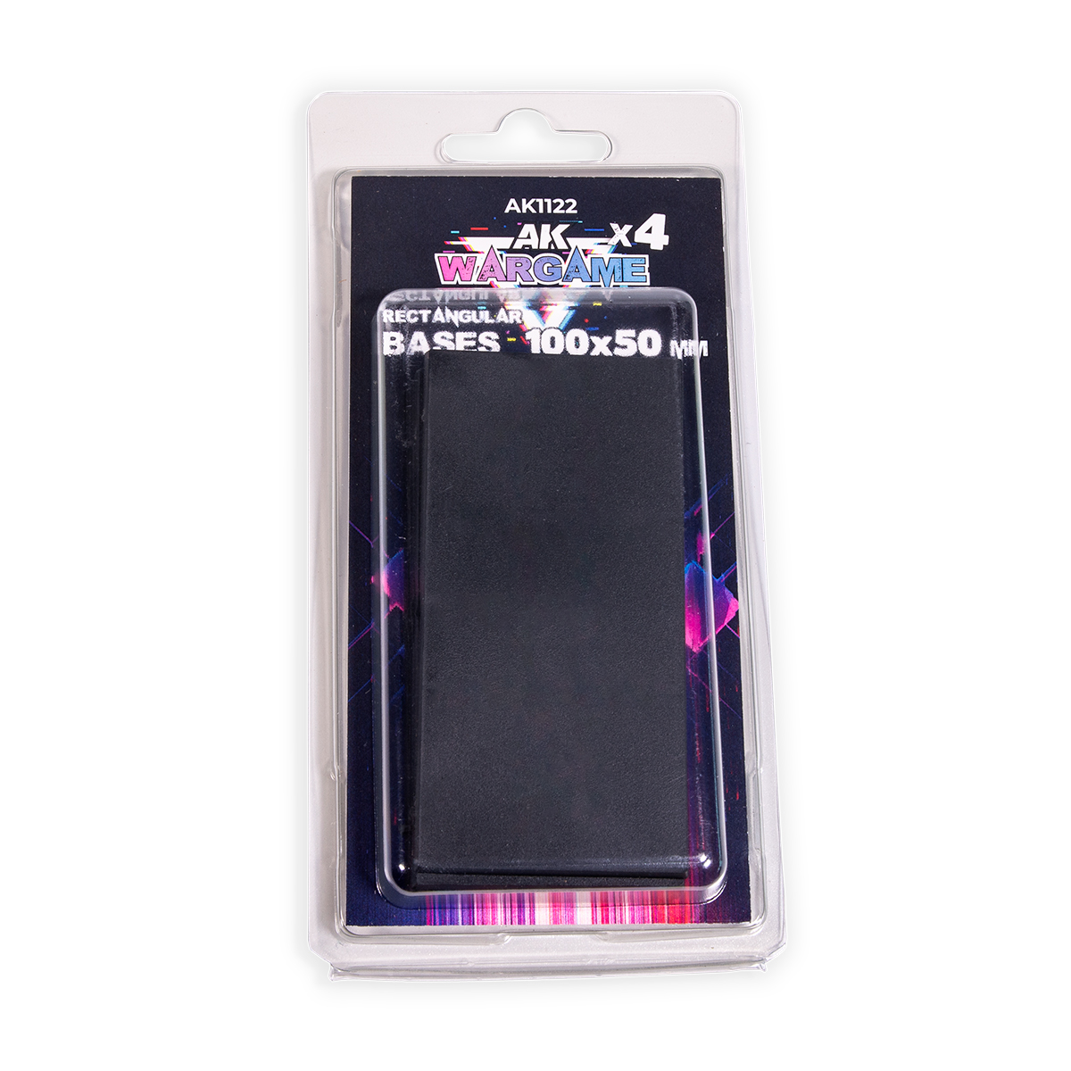 Rectangular Bases 100x50 mm x 4 Units Rectangular Bases 100x50 mm x 4 Units