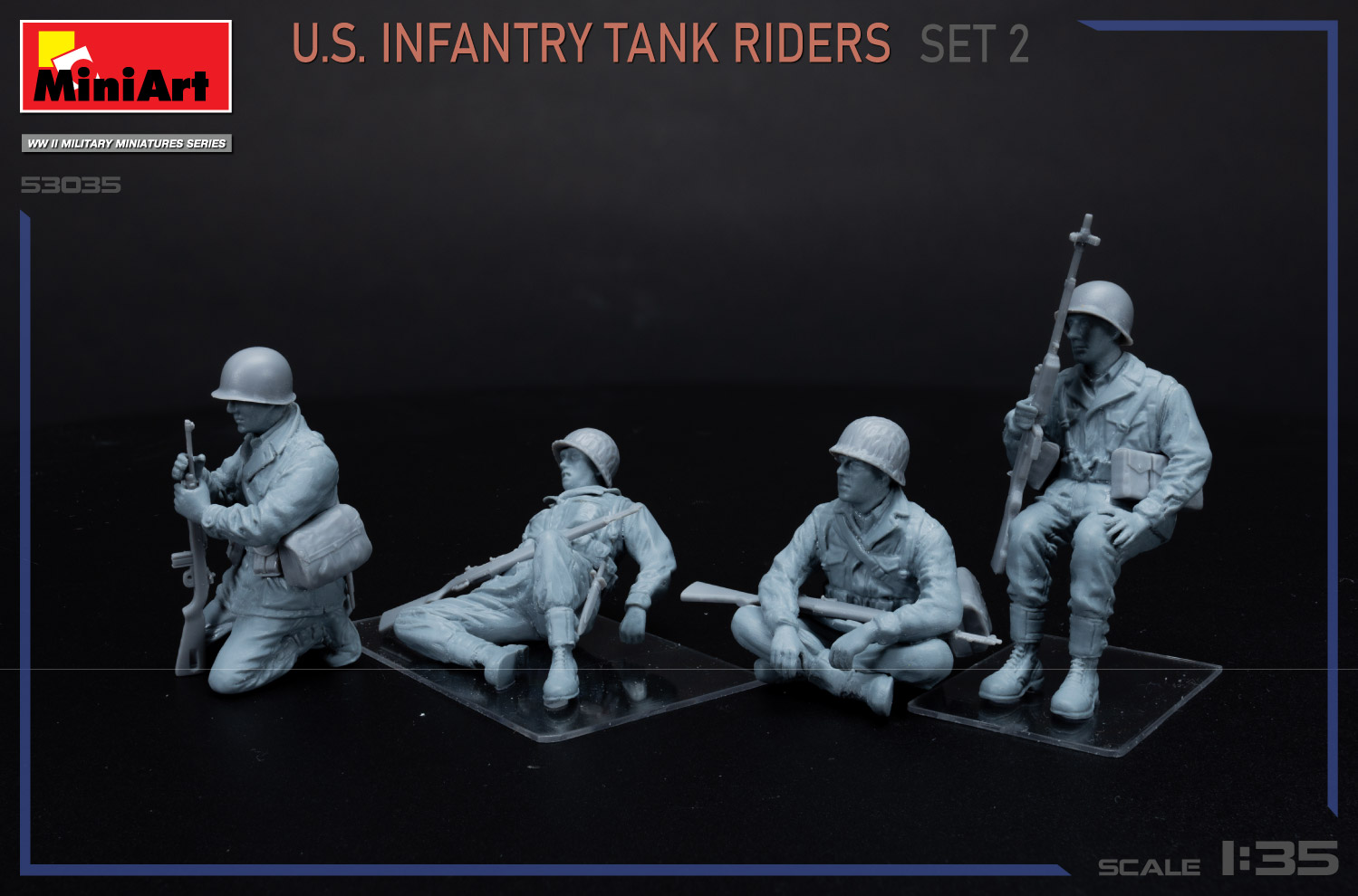 U.S. INFANTRY TANK RIDERS. SET 2