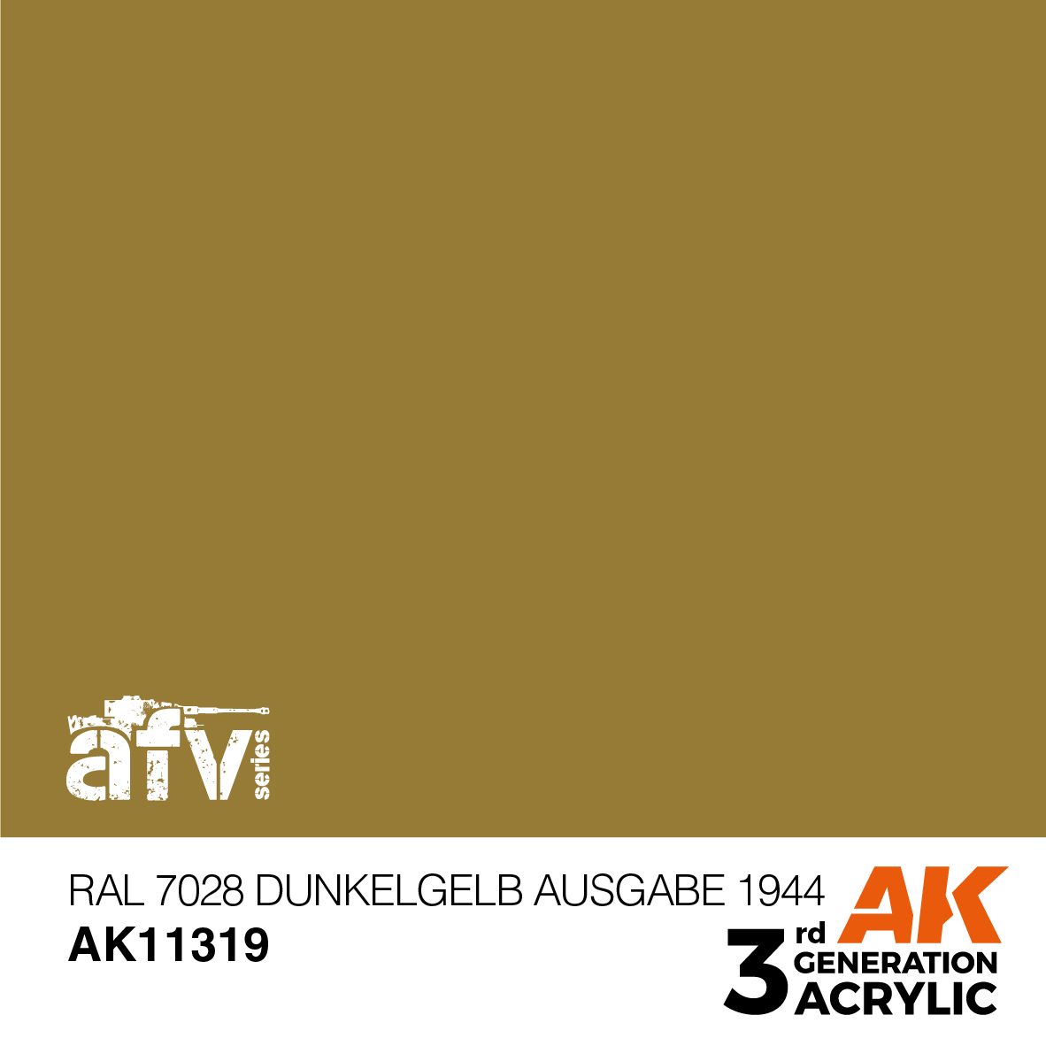 RAL 7028 Dunkelgelb Ausgabe 1944 – AFV