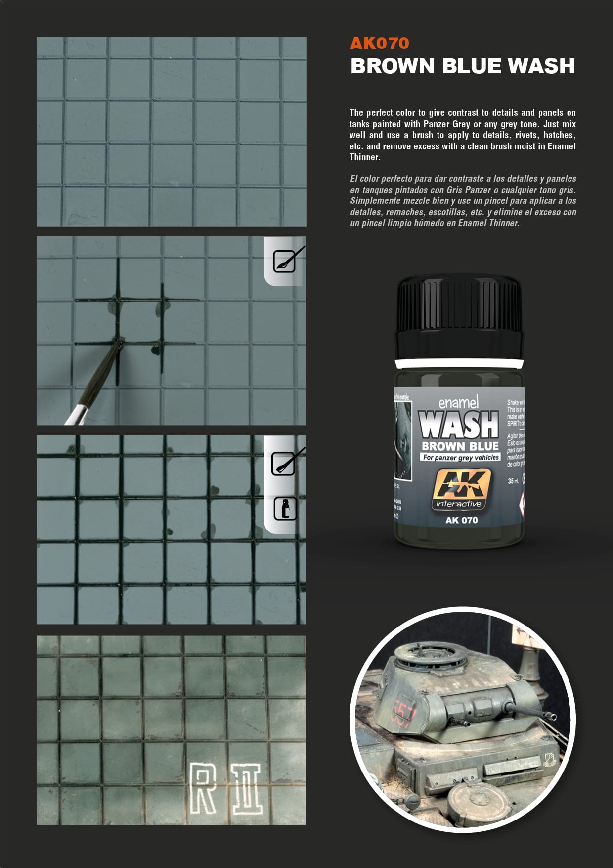 Wash For Panzer Grey