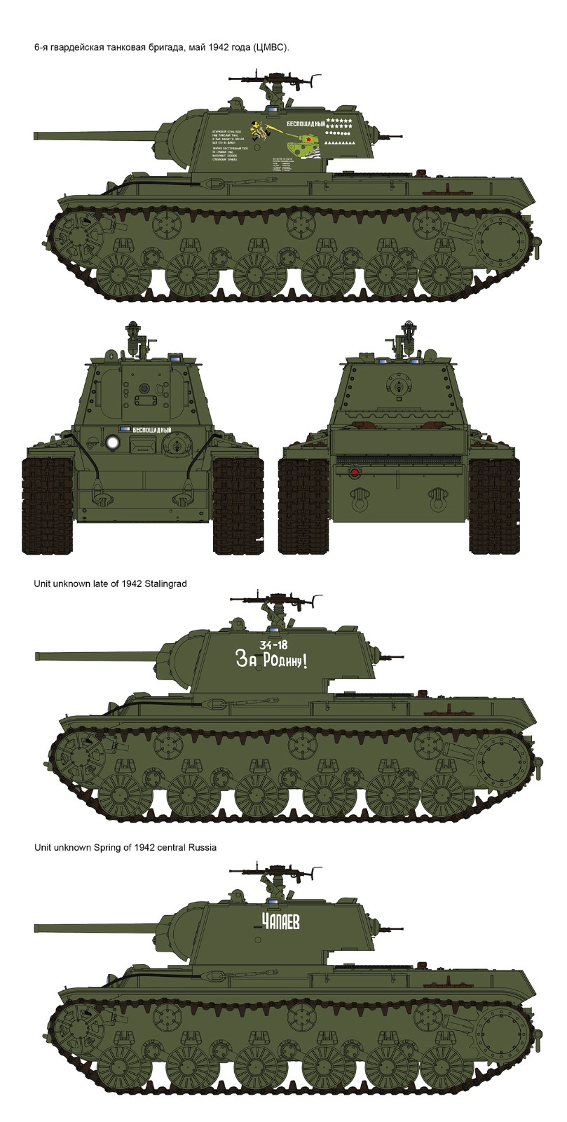 Russian Heavy Tank KV-1 Model 1942 Simplified Turret